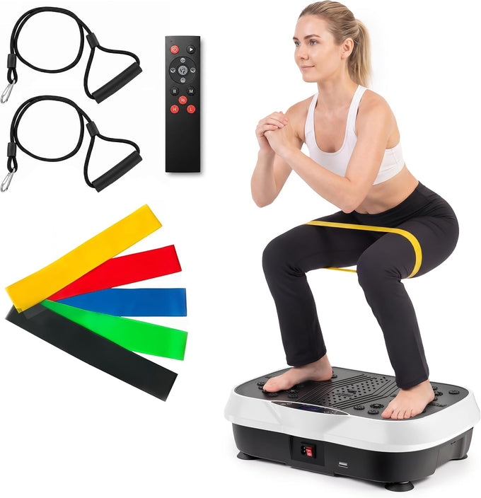 ALSO GO Vibration Plate Exercise Machine for Whole Body Lymphatic Drainage