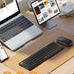 ProtoArc Foldable Keyboard and Mouse, Small Folding Bluetooth Keyboard Mouse Combo for Travel, Pocket-Size Portable Keyboard for iPad, iPhone, Smartphone, Tablet Laptop