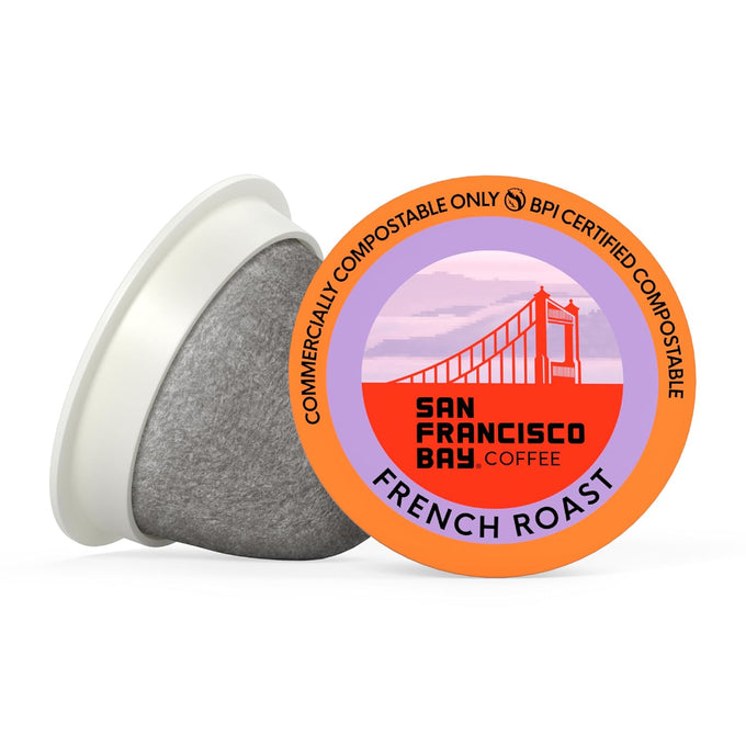 San Francisco Bay French Roast K-Cup Compatible Coffee Pods, 80 ct