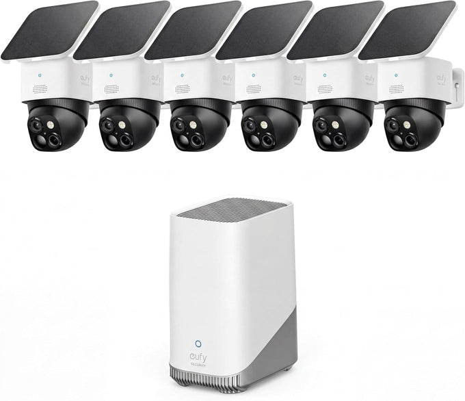 eufy Security SoloCam S340, 3K Dual-Lens Solar Security Camera