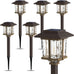 XMCOSY+ Solar Outdoor Lights Waterproof 6 Pack, 2-Tone Solar Garden Lights