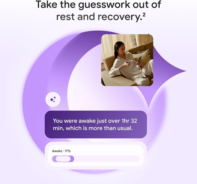 Fitbit Google Air - Screenless Activity Tracker - Berry