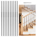 Muzata 5 Pack 44" S Scroll Hollow Iron Balusters WT03