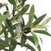 FLOWORLD 6FT Olive Trees Artificial Indoor, Tall Fake Olive Tree (72in) with Realistic Leaves and Olives, Sturdy Weighted Base,Large Faux Plants for Home Office, Living Room, Outdoor
