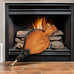 Lodge Fireplace Bellows Hardwood & Leather Handheld Air Blower with Brass Nozzle Durable Wood Fire Starter for Indoor Outdoor Fireplaces BBQs & Campfires Black & Brass Design