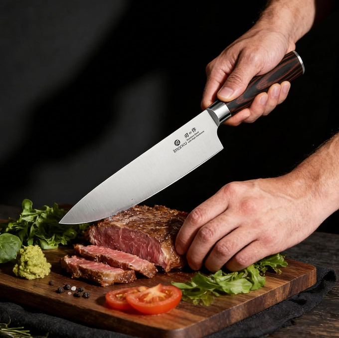 imarku 3 Pieces Knife set, Japanese HC Stainless Steel Kitchen Knife Set