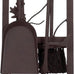 Panacea Fireplace Tool Set 5 Piece, Oak Leaf 30", Colonial Brown