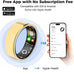 Smart Ring for Women Men, Health Tracking Ring No APP Fee (Rosegold,8)