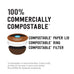 Amazon Brand - Happy Belly Espresso Roast Compostable Coffee Pods (Dark Roast), Compatible with K-Cup Brewer, 96 Count