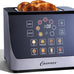 Inspirex Touch Screen Display Smart Toaster, 2 Slice with 8 Bread Type and 7 Browning Modes, Automatic Lowering and Raising, Digital Countdown, Modern Style, Stainless Steel