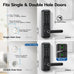 Nyboer Smart Keypad Door Lock with Handle for Front Door