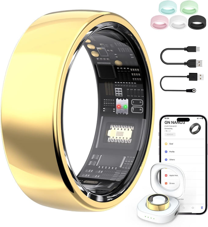 AI Smart Ring for Women Men, Health Ring with AI Health Analysis