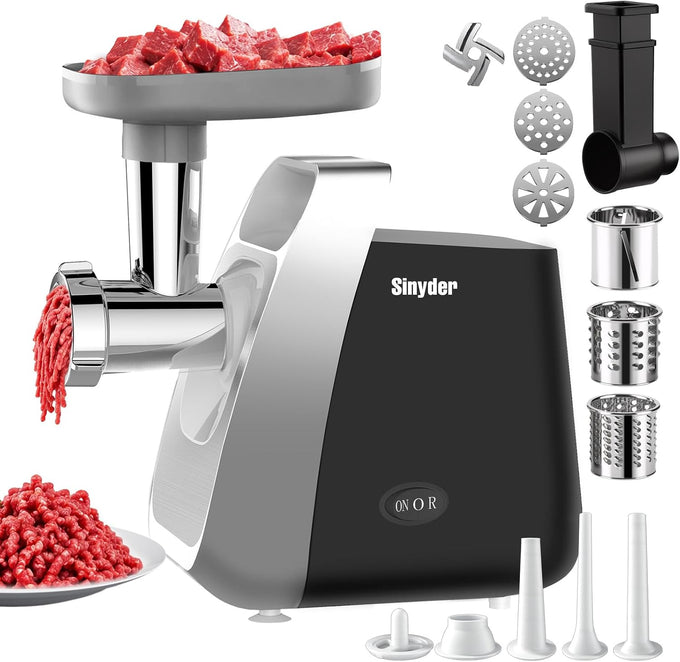 Electric Meat Grinder for Home,Sausage Stuffer and Kubbe Maker