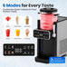 Slushie Machine for Home, Ice Cream Maker, 6 Presets, No Ice Needed, Black