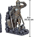 Design Toscano Arthurian Knight Bookends,Grey Stone,8 Inch, Set of Two