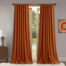 StangH Taupe Velvet Curtains Luxury Extra or Living Room, W52 x L108, 2 Pcs