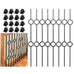 Sidasu 8-Pack 44" Iron Balusters for Staircase Interior