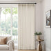 MIULEE Pinch Pleated Thick Linen Curtains 40x90 Inches Birch 4 Panels Set