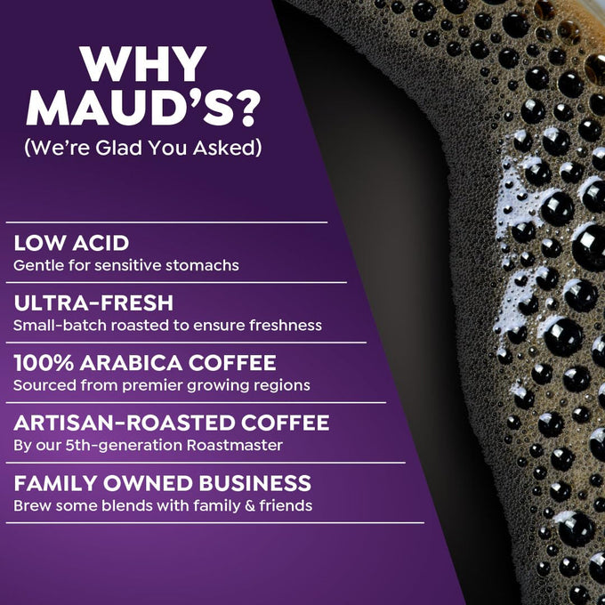 Maud's Half Caff Medium Roast Coffee Pods, 100ct