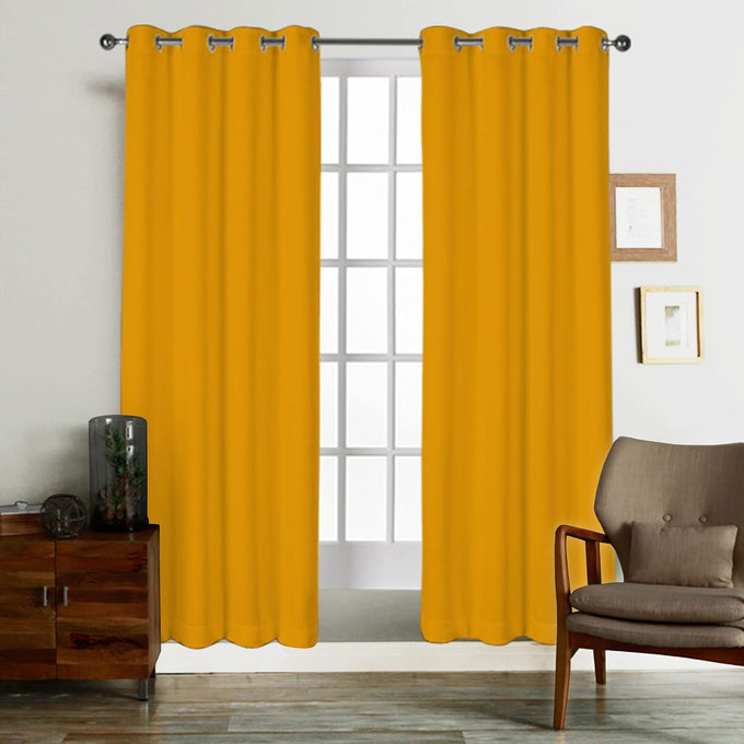Tiny Break White Cotton Curtains - Solid & Thick Window Curtains 72 Inch Long, Made of 100% Cotton, Grommet Top, Moderate Room Darkening Bedroom & Living Room Drapes - 55 x 72 Inch - Set of 2