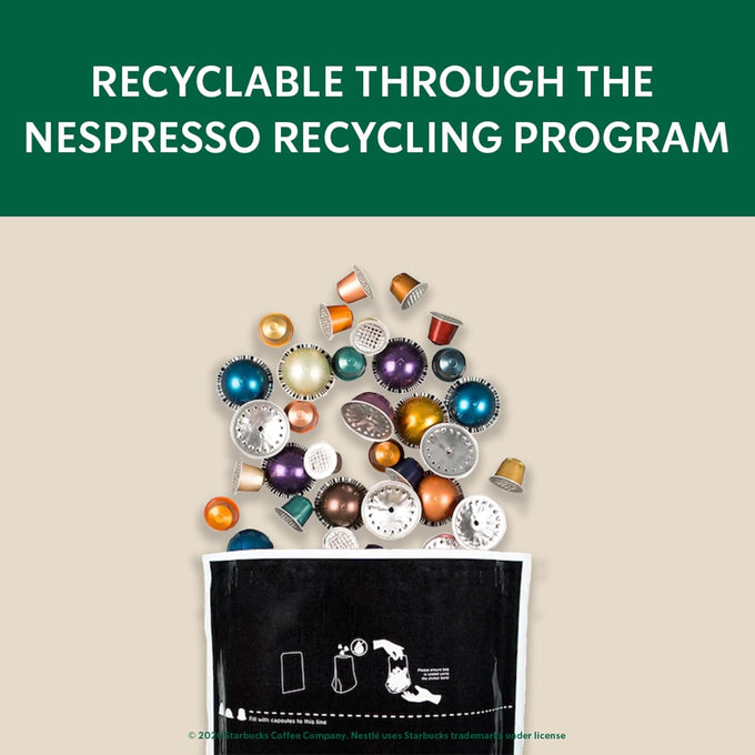 Starbucks by Nespresso Vertuo, Pike Place, Medium Roast Coffee 30-count