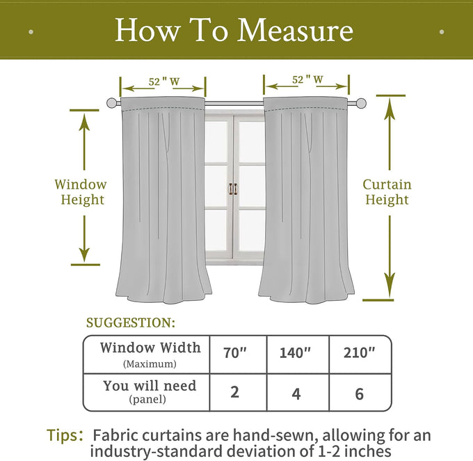 LAMIT Moss Green Vintage Velvet Curtains 108 Inch for Bedroom 2 Panels