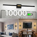 iThird Battery Operated Wall Sconces Set of 2, 10000mAh, Black