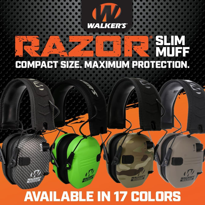 Walker's Razor Slim Electronic Muff