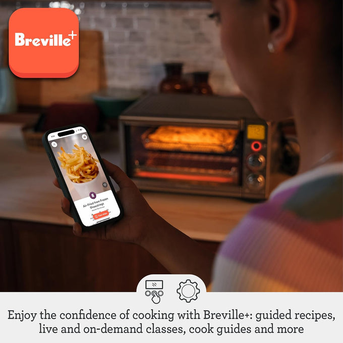 Breville BOV680BSS Smart Oven Air Fryer Compact, Brushed Stainless Steel