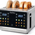 4 Slice Smart Toaster with Dual Independent Controls for Family Breakfast