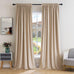 MIULEE Fall Burnt Orange Blackout Velvet Curtains 108 Inch Long 52"x108"