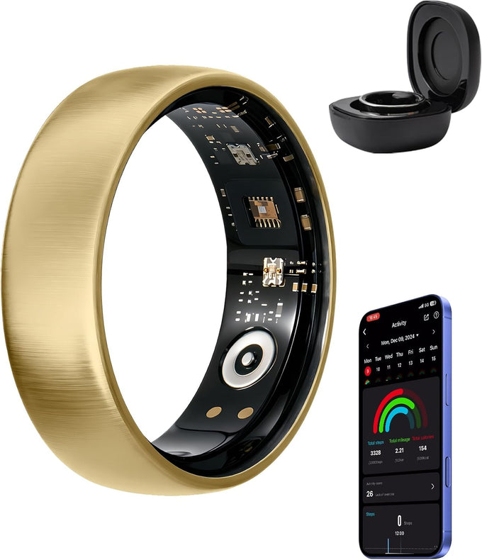 Smart Ring for Women Men - Gen 4 SR06 with 24-Hour Sleep Tracking