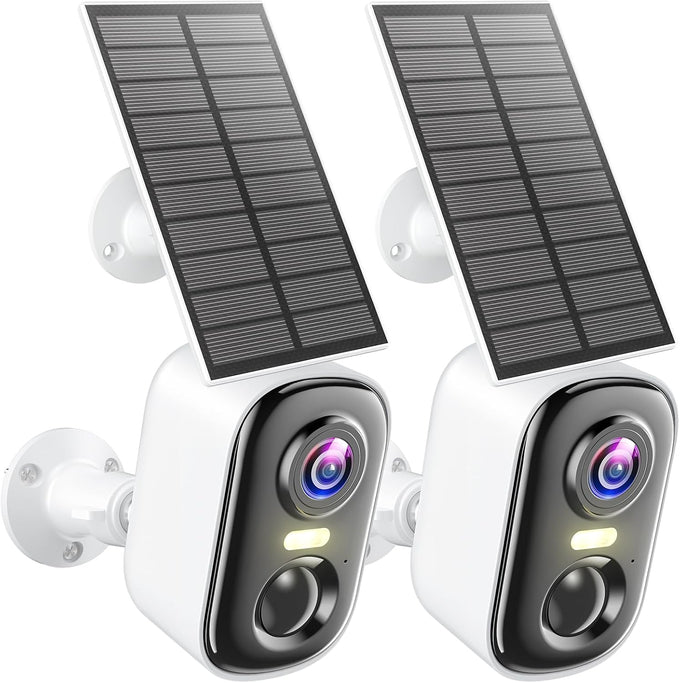MISECU 2K Security Cameras Wireless Outdoor, Battery WiFi Camera, 4 Pack
