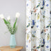 Leeva Bedroom Curtains 84 Inch Length 2 Panels Set, Farmhouse Cute Bird Patterned Living Room Curtains, Grommet Linen Look Light Blocking Window Treatments for Living Room, 42 x 84, Blue