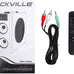Rockville RHB70 100W 2.1 Powered Home Theater Speaker System, Cherry Wood