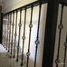 Iron Balusters for Staircase Interior (Box of 10) Stair Spindles 1/2" Square Balusters - Hollow Double Basket Single Twist Stair Balusters (Real Satin Black), E06