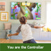 LeapFrog LeapMove Active Learning Video Game System for children aged 4-7 years. This interactive system features 25 preloaded games and adventures, exploring math, spelling, and phonics through movement across three learning levels.