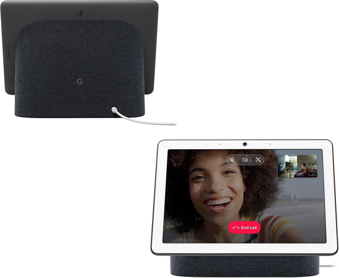 Google Nest Hub Max 10" Smart Display with Google Assistant - Charcoal (renewed)