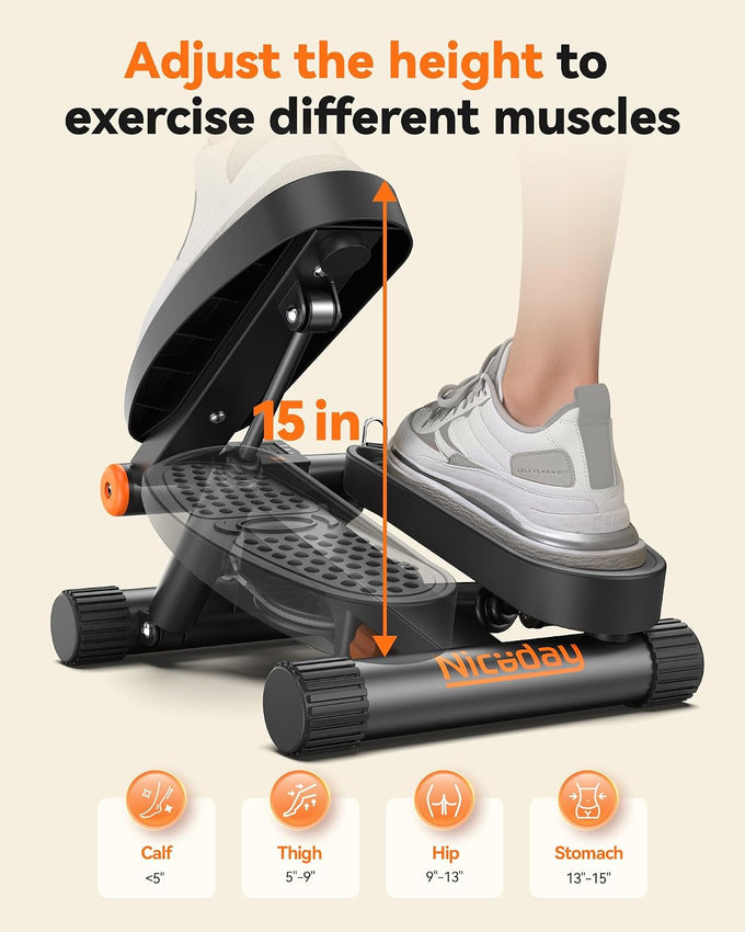 Niceday Steppers for Exercise at Home, Mini Stepper with 300LBS Capacity