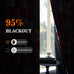 MYSKY HOME Floral 95% Blackout Curtains 108 inches Length 2 Panels Set Black Out Thermal Insulated Privacy Protect Vintage Spring Window Treatment Grommet Top for Living Room, 2 Pcs, Terracotta