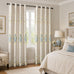 VOGOL Embroidered Curtains 84 inches Long Grommet Window Treatment Voile Panel Drape for Living Room Kitchen, Two Panels, W54 x L84 inch