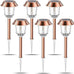 XMCOSY+ Solar Pathway Lights Outdoor, 6 Pack Solar Light Outdoor Waterproof
