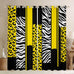 Feelyou Leopard Zebra Cheetah Curtains Living Room 2 Panels 52 x 84 Inch