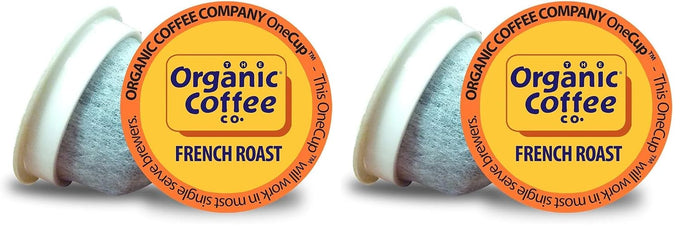 The Organic Coffee Co. Compostable Coffee Pods - Breakfast Blend (80 Ct) K Cup Compatible including Keurig 2.0, Medium Roast, USDA Organic