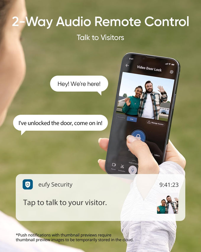 eufy Security Video Smart Lock S330, Keyless Entry Door Lock,Chime Included