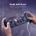 abxylute S8 Lite Type-C Mobile Gaming Controller for iPhone 18 Pro Max/iPhone Duo, iPhone15/16/17, iPad Mini 6/7 Android Phones Tablets, Portable Gamepad with Hall Joystick, Hall Trigger, Customizable Buttons＆Key Mapping, Plug and Play (black)