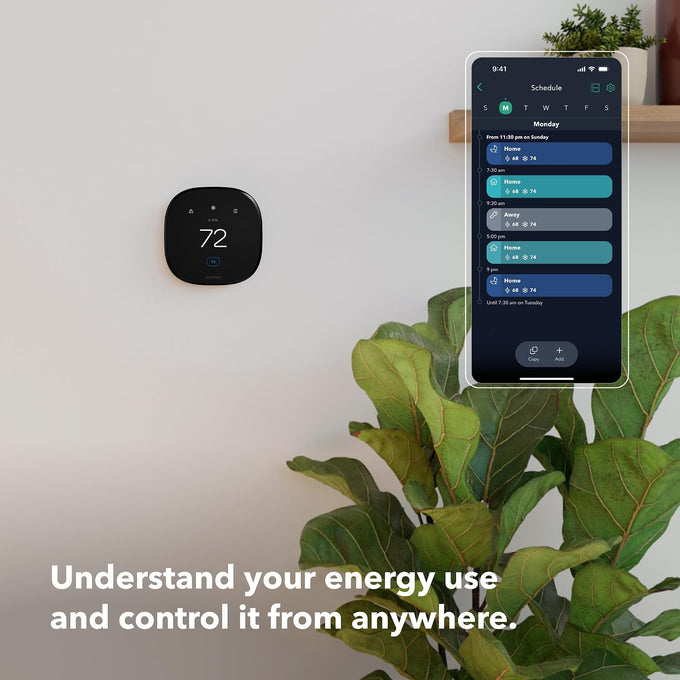 ecobee Smart Thermostat Enhanced, Programmable Wifi Thermostat