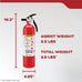 Kidde Fire Extinguisher for Home, 1-A:10-B:C, Dry Chemical Extinguisher, Red, Mounting Bracket Included, 4 Pack