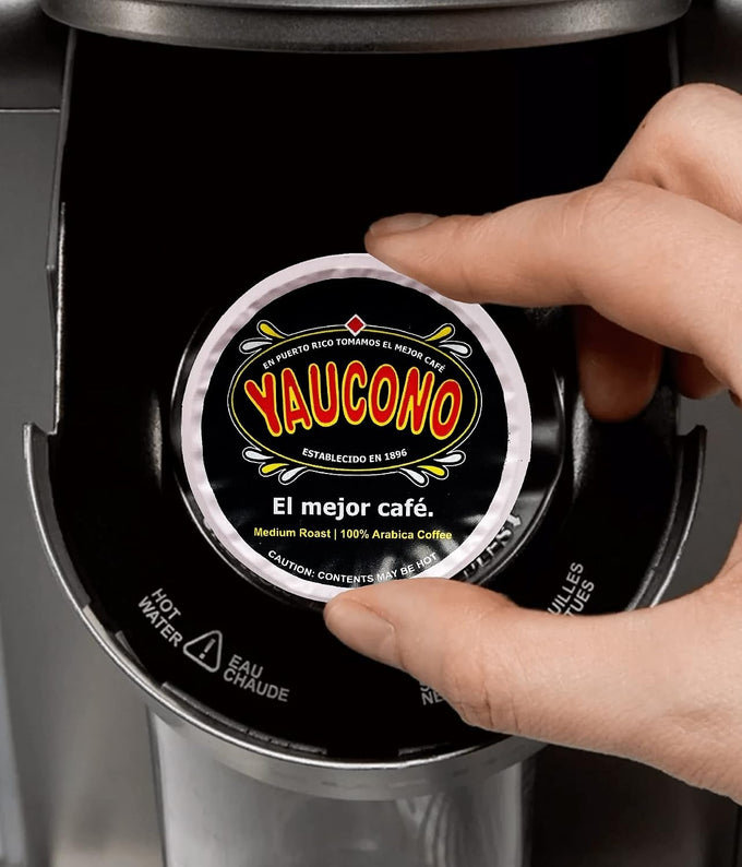 Yaucono Medium Roast Coffee Pods, Keurig Compatible, 72 Count
