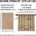 Feelyou Rose Abstract Art Curtains Living Room 2 Panels 52 x 84 Inch Kids